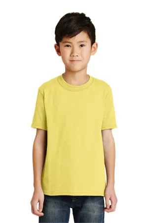 Port & Company Youth Core Short Sleeve Crewneck T-Shirt - Yellow