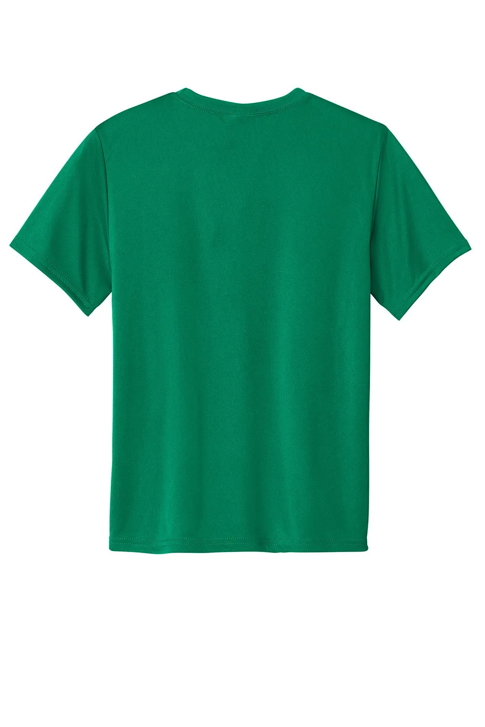 Port & Company Youth Dry Zone Performance Moisture Wicking Short Sleeve Crewneck T-Shirt - Kelly Green