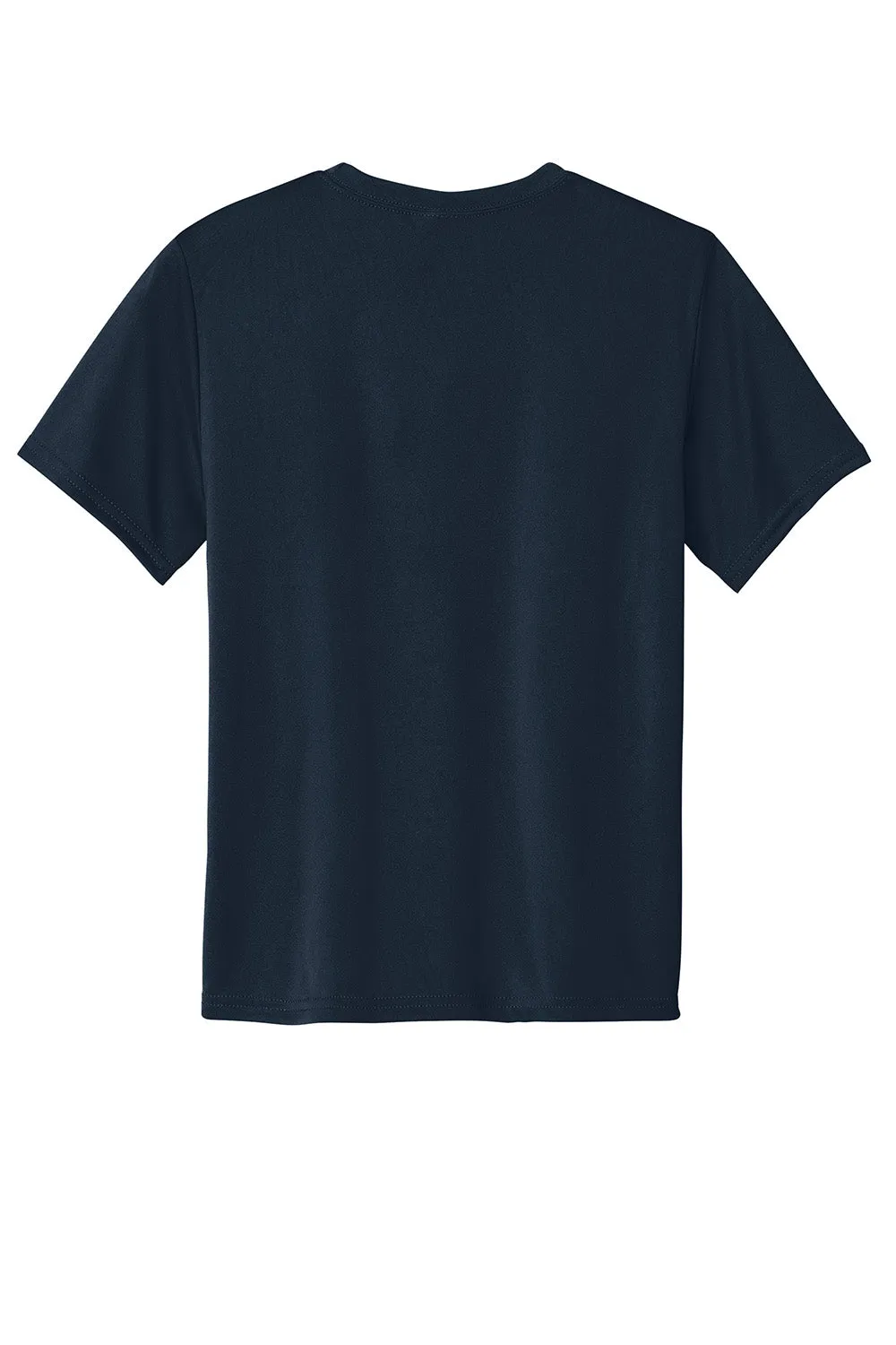 Port & Company Youth Dry Zone Performance Moisture Wicking Short Sleeve Crewneck T-Shirt - True Navy Blue