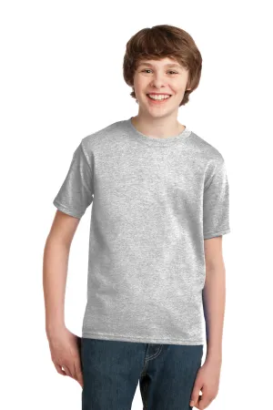 Port & Company Youth Essential Short Sleeve Crewneck T-Shirt - Ash Grey