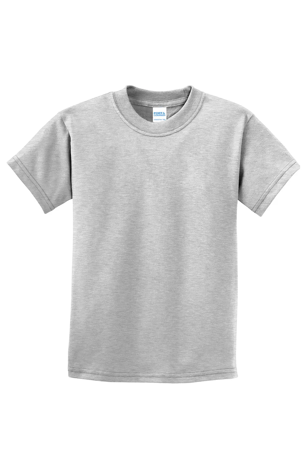 Port & Company Youth Essential Short Sleeve Crewneck T-Shirt - Ash Grey