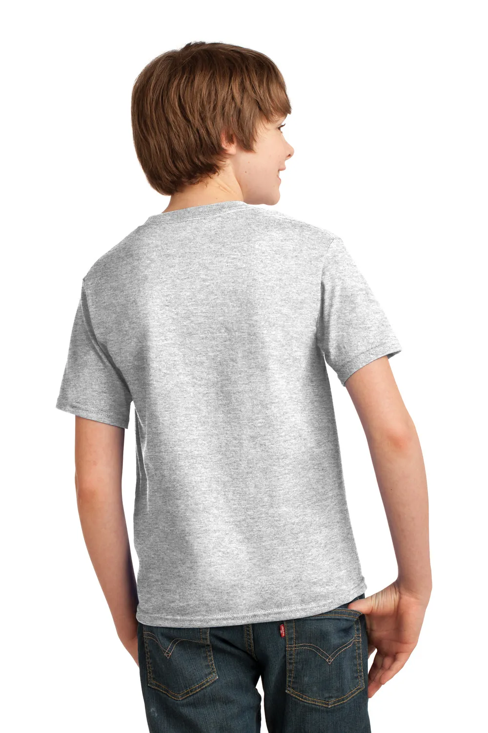 Port & Company Youth Essential Short Sleeve Crewneck T-Shirt - Ash Grey
