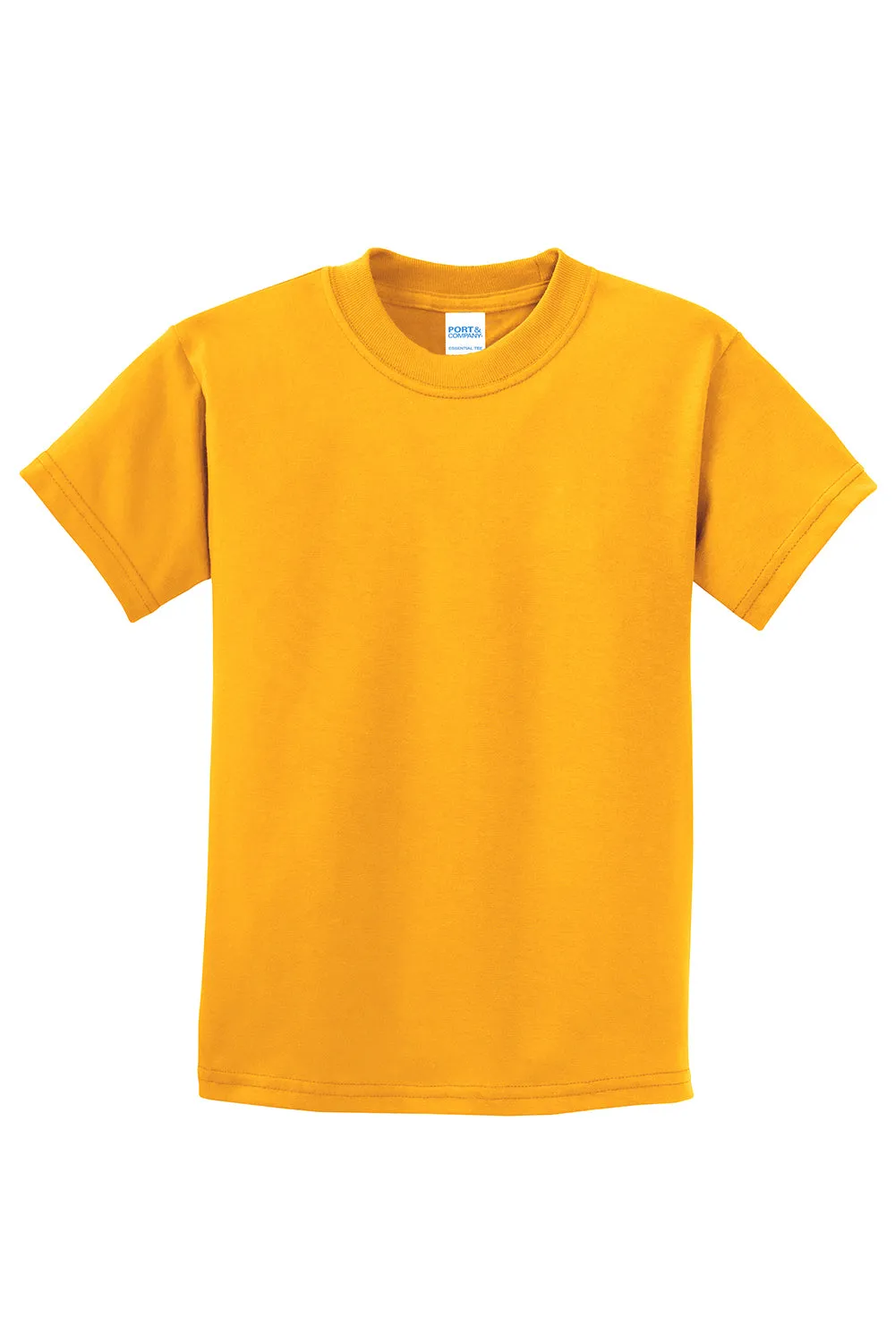 Port & Company Youth Essential Short Sleeve Crewneck T-Shirt - Gold