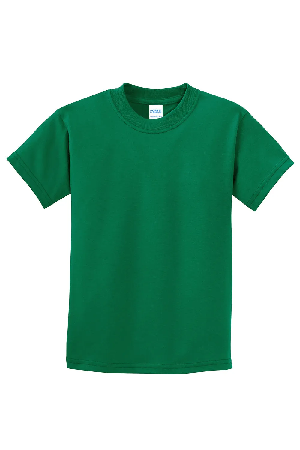 Port & Company Youth Essential Short Sleeve Crewneck T-Shirt - Kelly Green