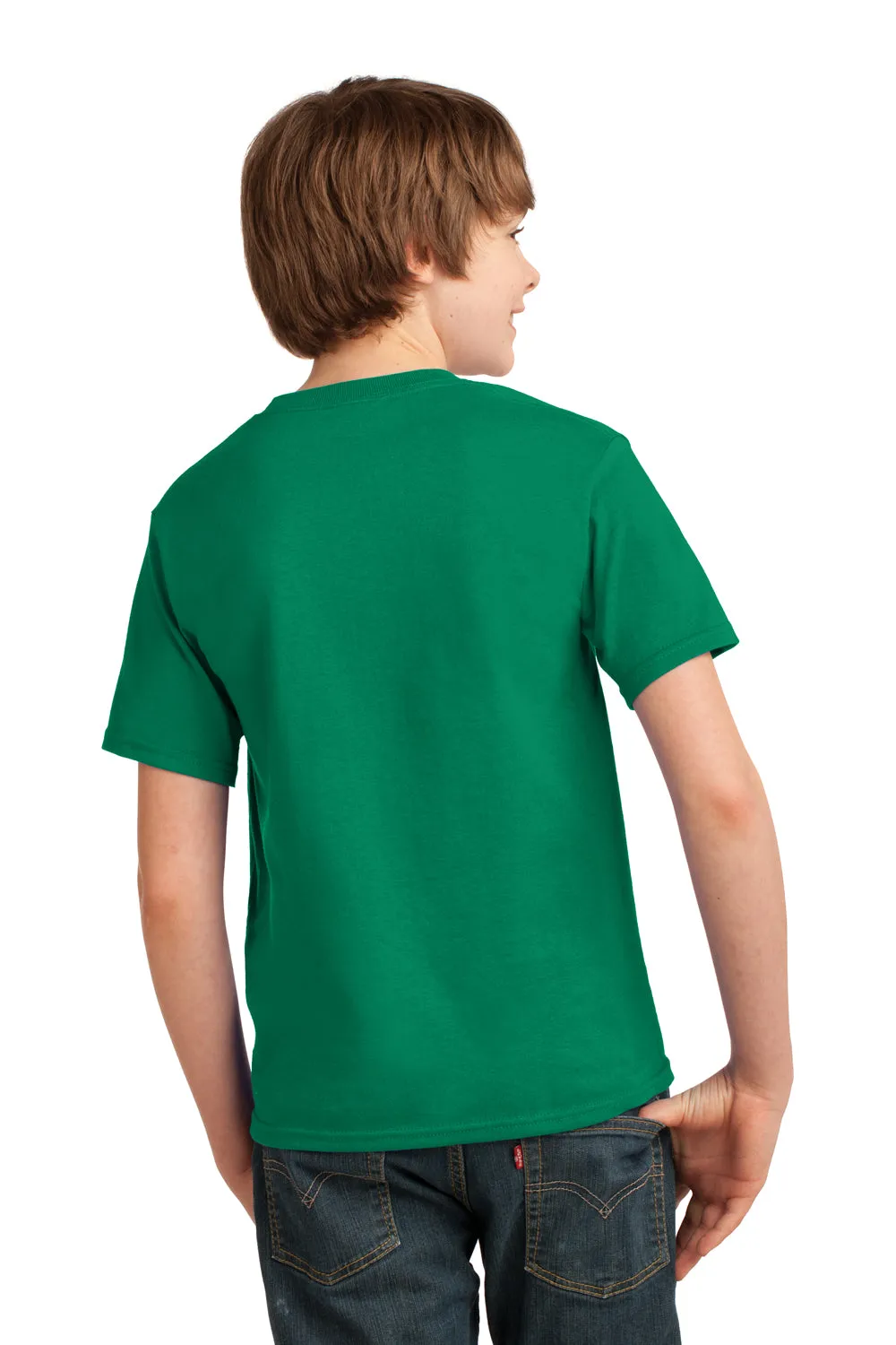 Port & Company Youth Essential Short Sleeve Crewneck T-Shirt - Kelly Green