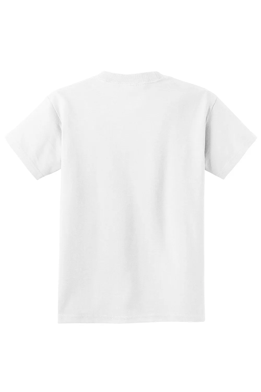 Port & Company Youth Essential Short Sleeve Crewneck T-Shirt - White