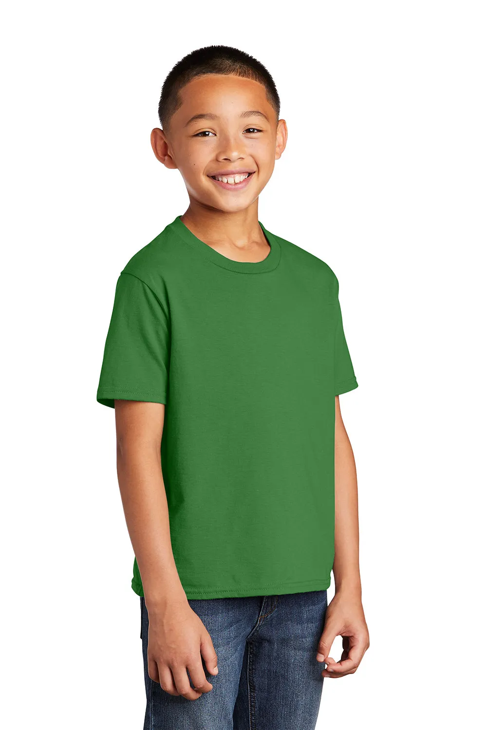 Port & Company Youth Fan Favorite Short Sleeve Crewneck T-Shirt - Kiwi Green