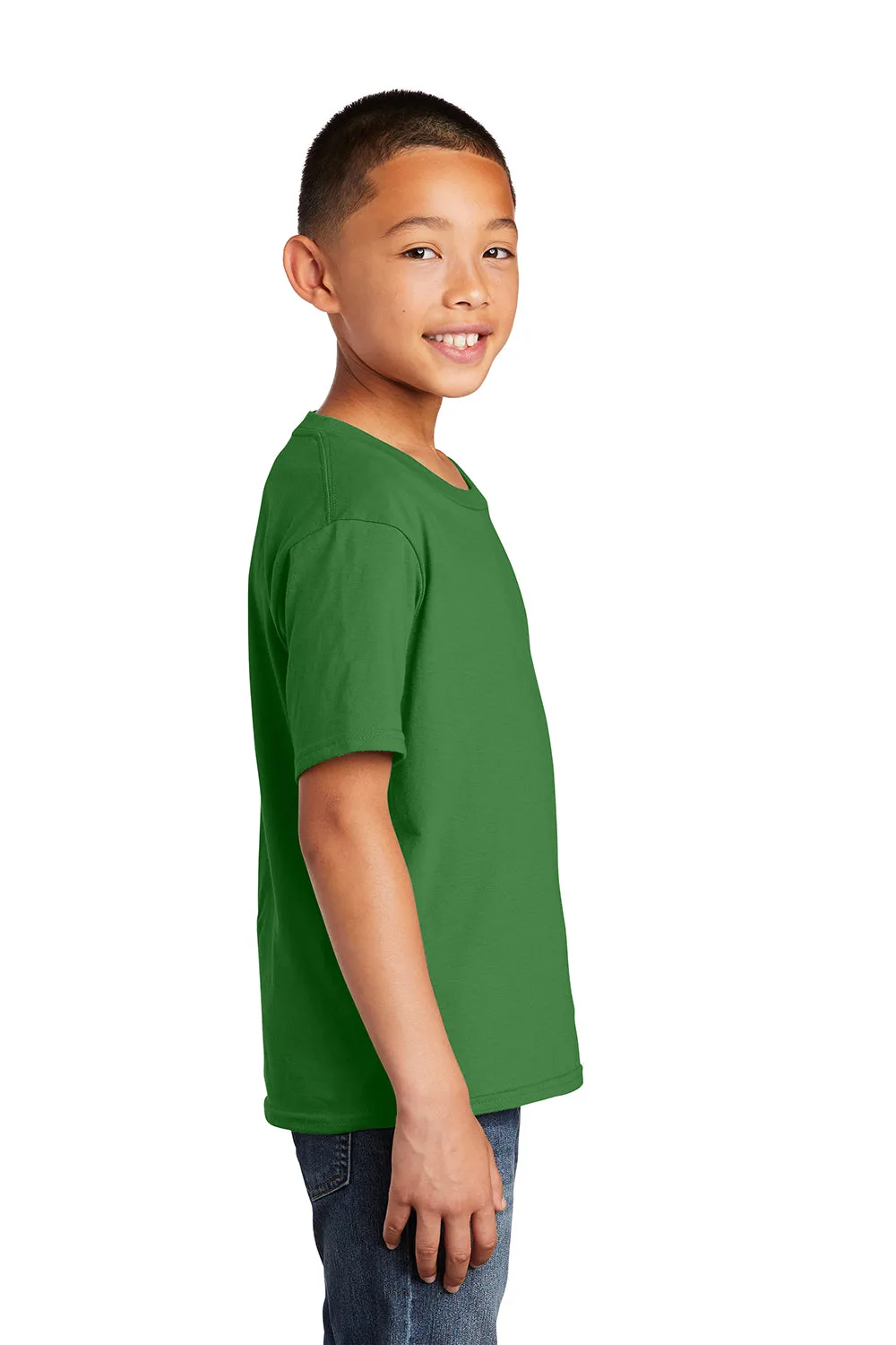 Port & Company Youth Fan Favorite Short Sleeve Crewneck T-Shirt - Kiwi Green
