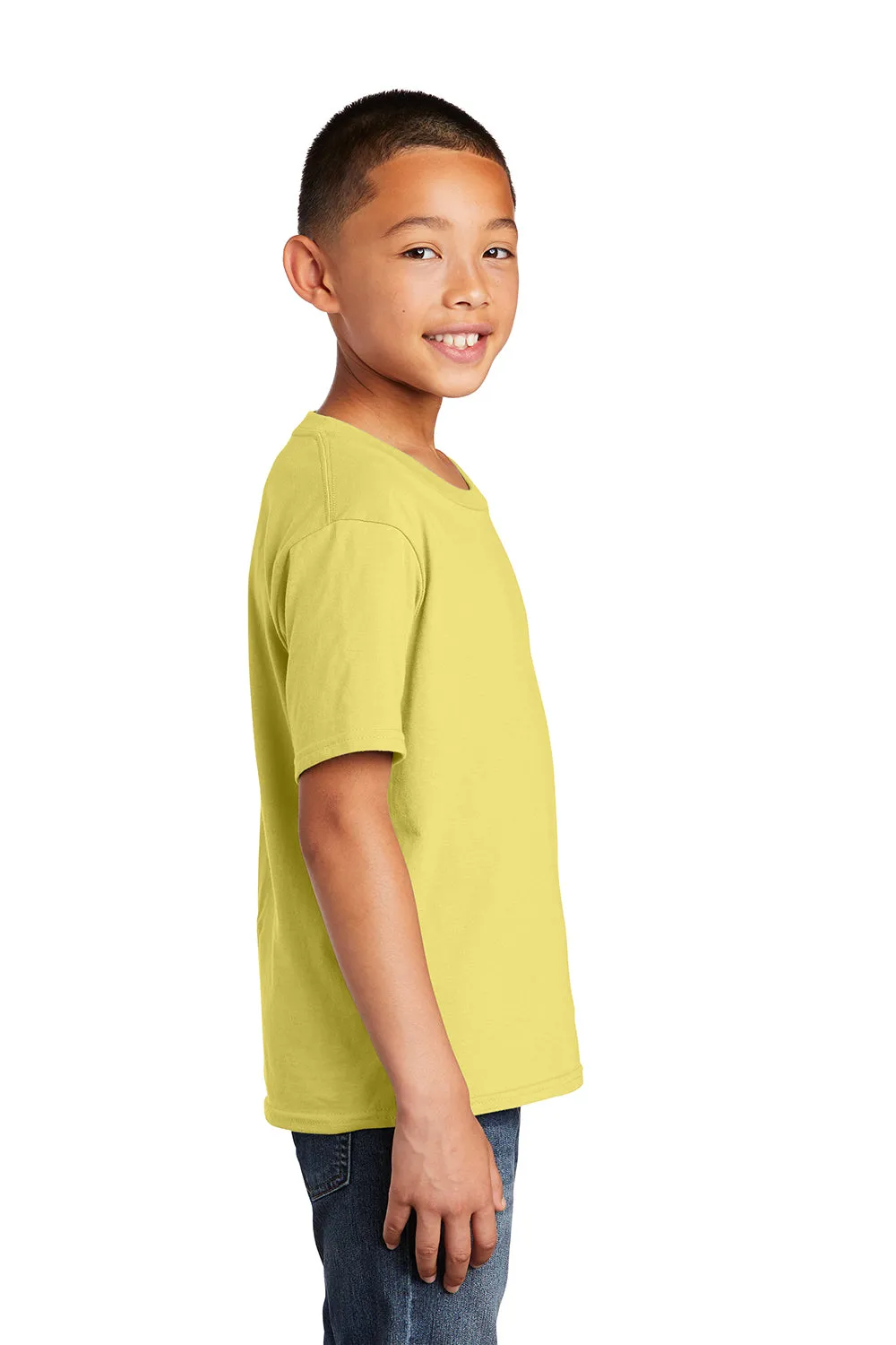 Port & Company Youth Fan Favorite Short Sleeve Crewneck T-Shirt - Yellow