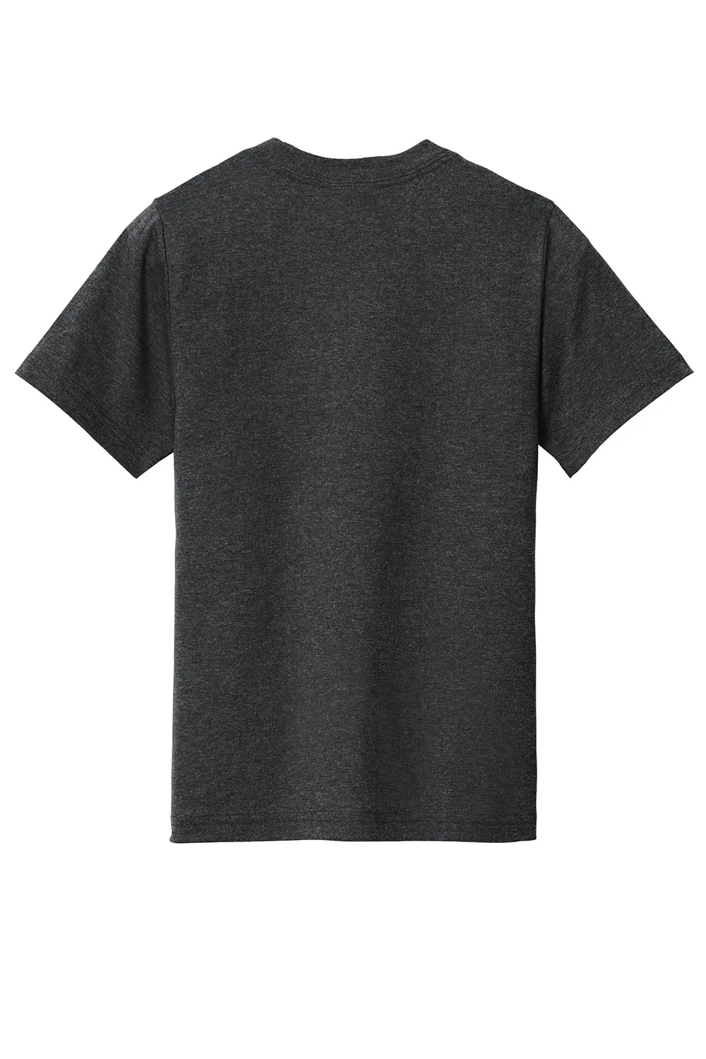 Port & Company Youth Short Sleeve Crewneck T-Shirt - Heather Black
