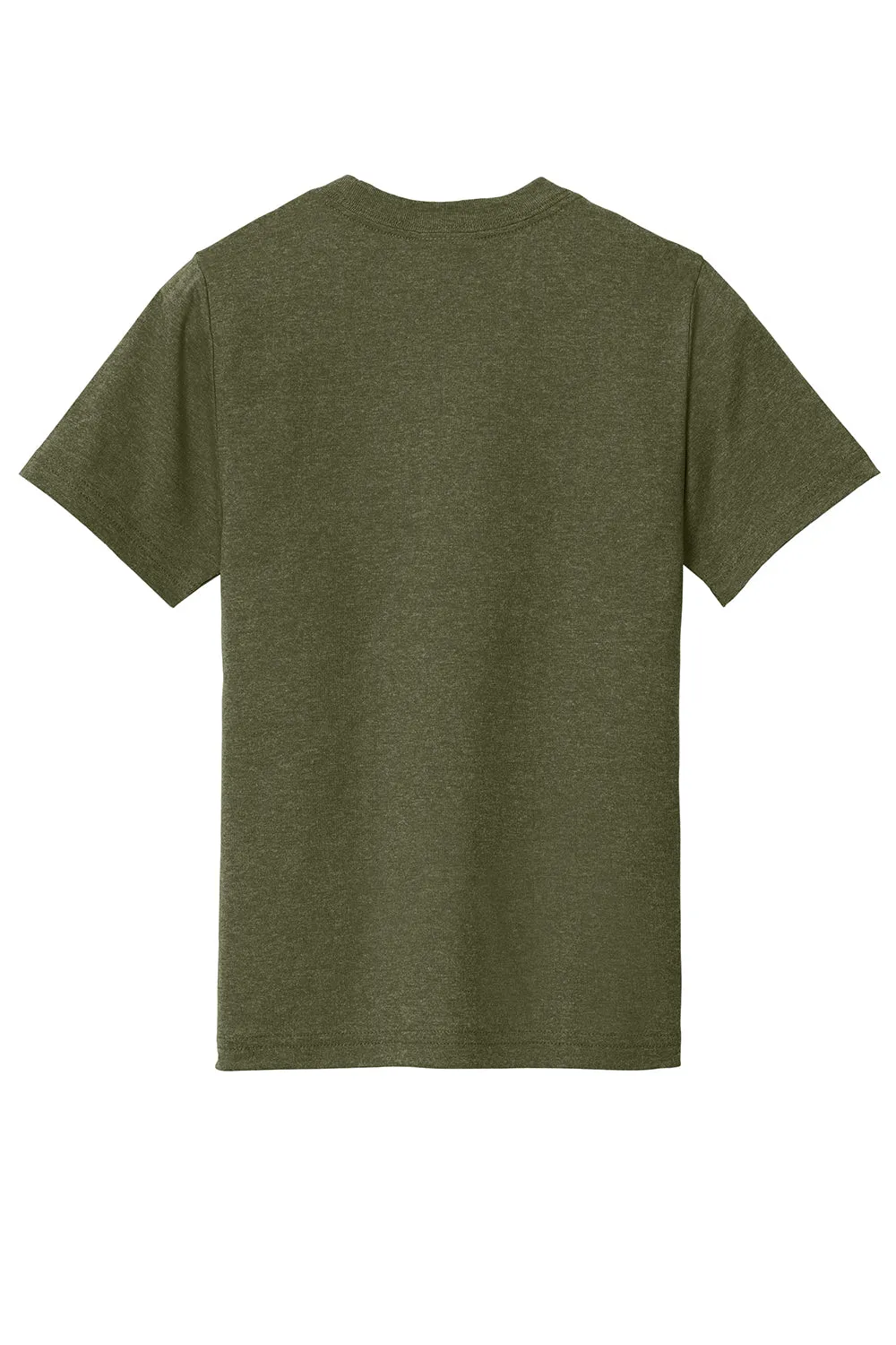 Port & Company Youth Short Sleeve Crewneck T-Shirt - Heather Military Green