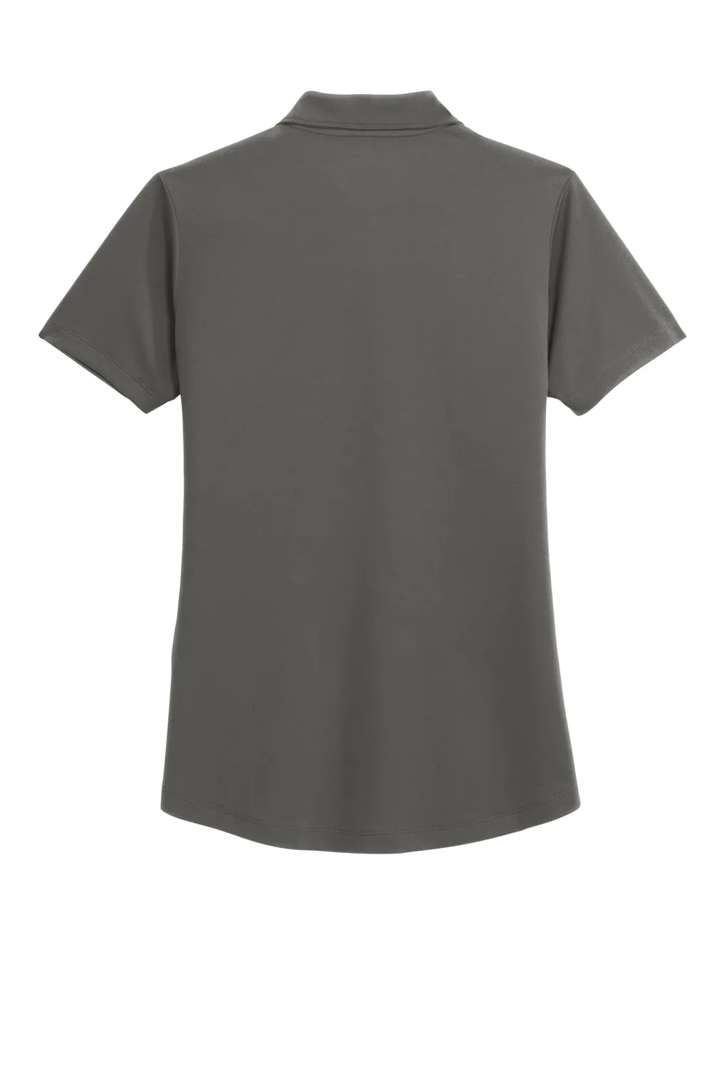 Port Authority Womens C-Free Performance Moisture Wicking Short Sleeve Polo Shirt - Steel Grey