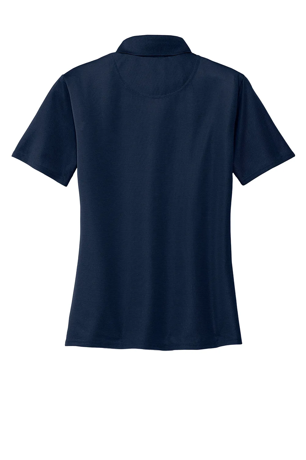 Port Authority Womens Dry Zone Moisture Wicking Short Sleeve Polo Shirt - Navy Blue
