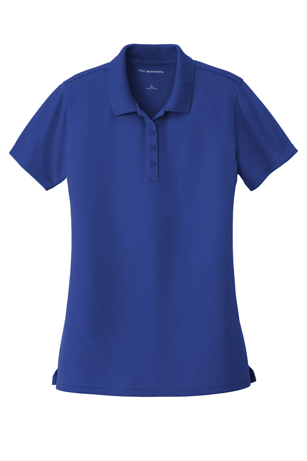 Port Authority Womens Dry Zone Moisture Wicking Short Sleeve Polo Shirt - True Royal Blue