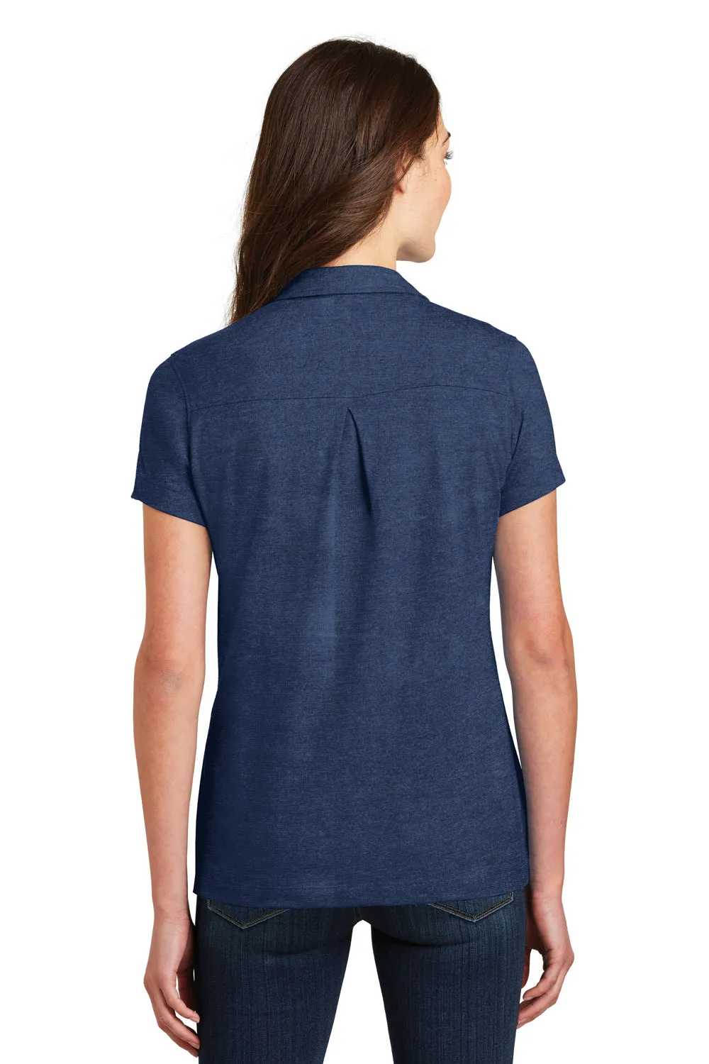 Port Authority Womens Meridian Short Sleeve Polo Shirt - Estate Blue - Closeout