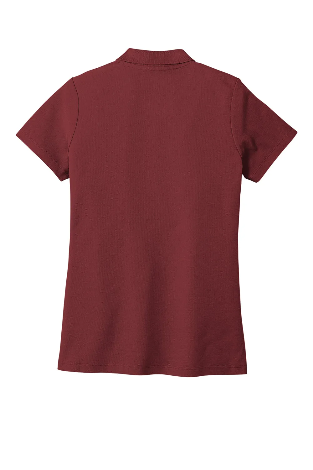 Port Authority Womens React SuperPro Snag Resistant Short Sleeve Polo Shirt - Burgundy