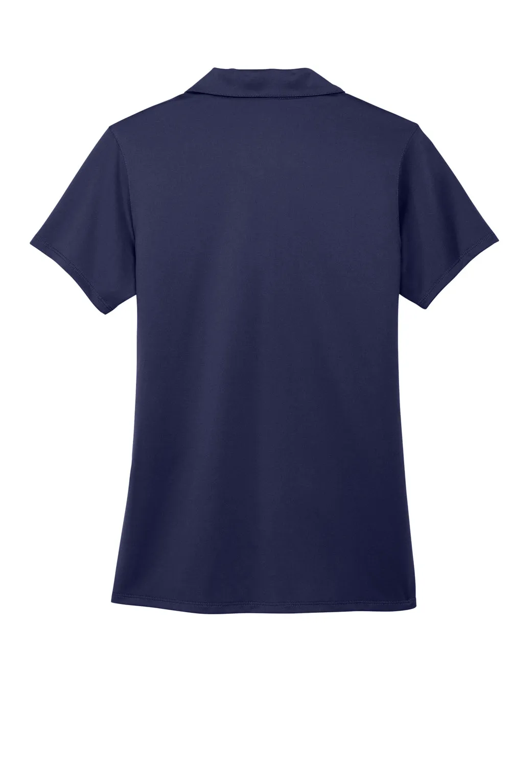 Port Authority Womens Staff Performance Moisture Wicking Short Sleeve Polo Shirt - True Navy Blue