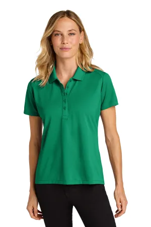 Port Authority Womens Wearever Moisture Wicking Pique Short Sleeve Polo Shirt - Bright Kelly Green