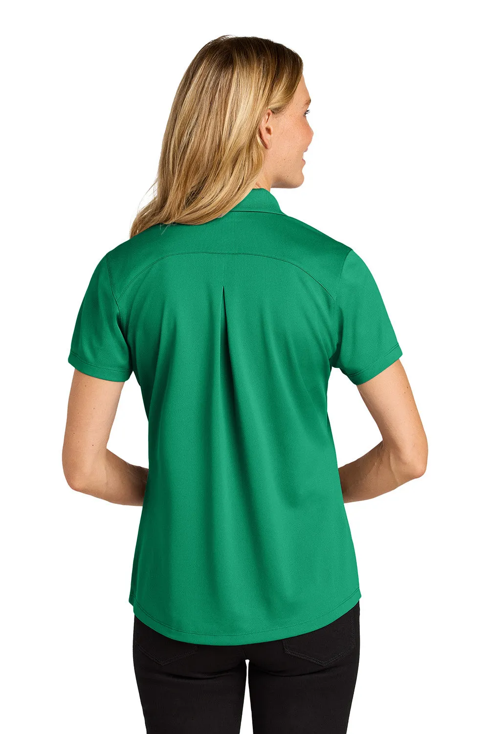 Port Authority Womens Wearever Moisture Wicking Pique Short Sleeve Polo Shirt - Bright Kelly Green