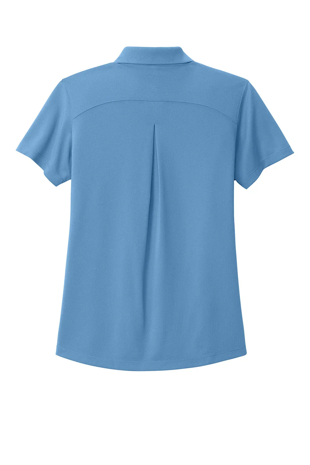 Port Authority Womens Wearever Moisture Wicking Pique Short Sleeve Polo Shirt - Carolina Blue