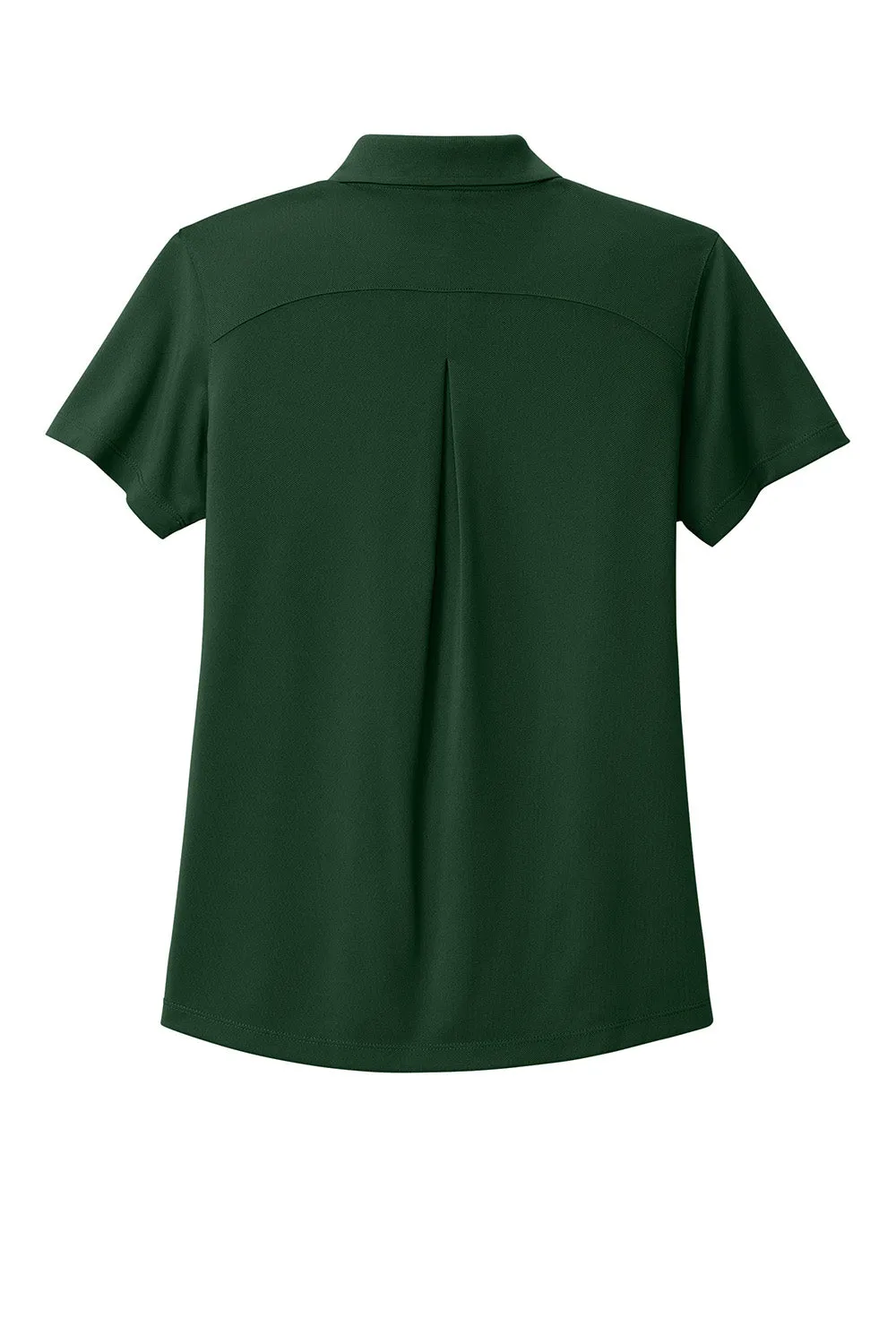 Port Authority Womens Wearever Moisture Wicking Pique Short Sleeve Polo Shirt - Deep Forest Green