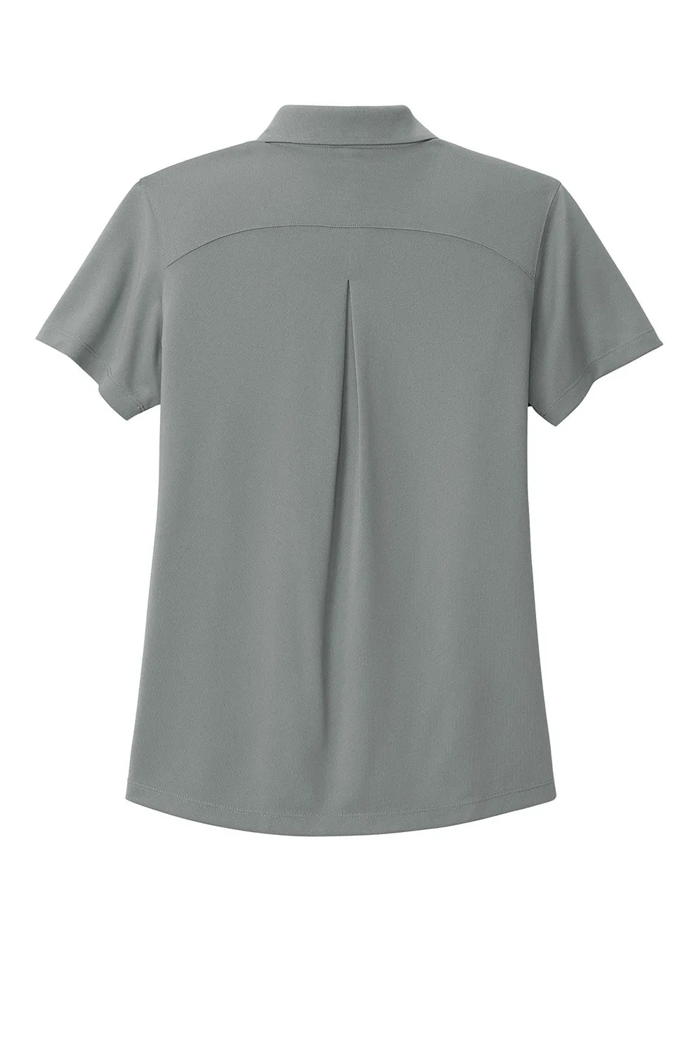 Port Authority Womens Wearever Moisture Wicking Pique Short Sleeve Polo Shirt - Gusty Grey