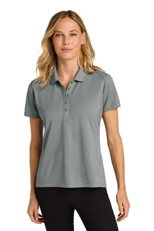 Port Authority Womens Wearever Moisture Wicking Pique Short Sleeve Polo Shirt - Gusty Grey
