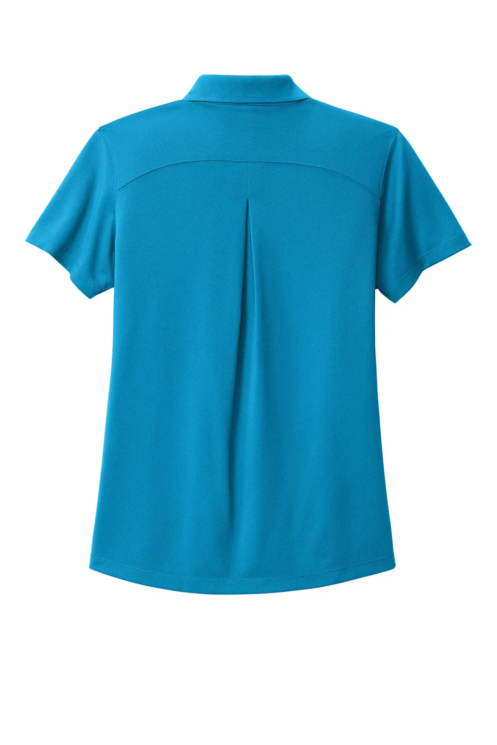 Port Authority Womens Wearever Moisture Wicking Pique Short Sleeve Polo Shirt - Parcel Blue