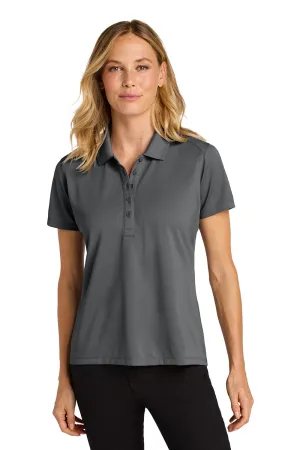 Port Authority Womens Wearever Moisture Wicking Pique Short Sleeve Polo Shirt - Storm Grey