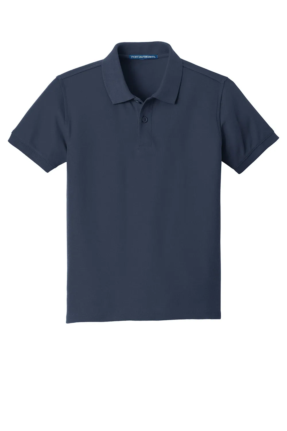 Port Authority Youth Core Classic Short Sleeve Polo Shirt - River Navy Blue
