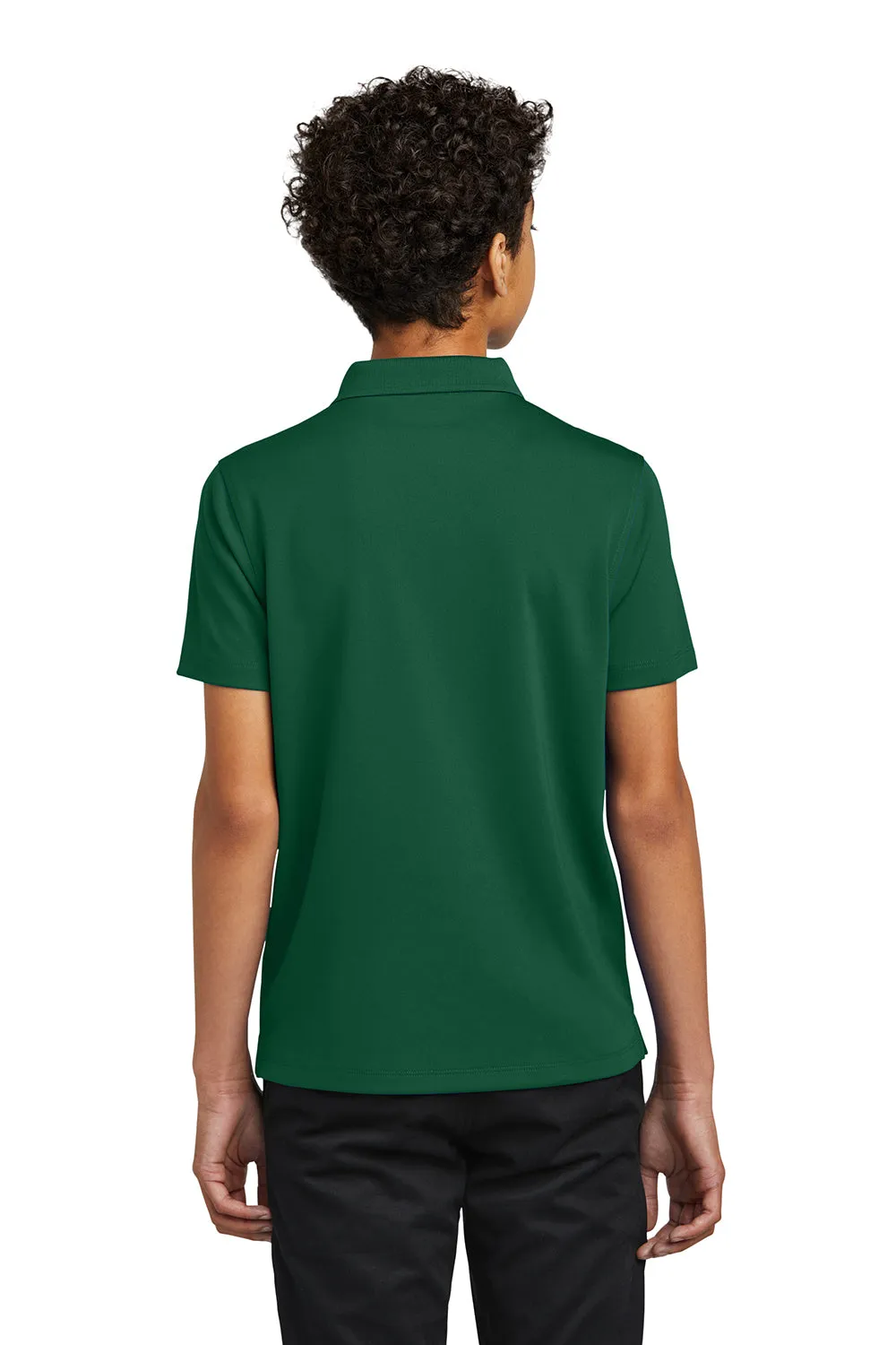 Port Authority Youth Dry Zone Moisture Wicking Short Sleeve Polo Shirt - Deep Forest Green