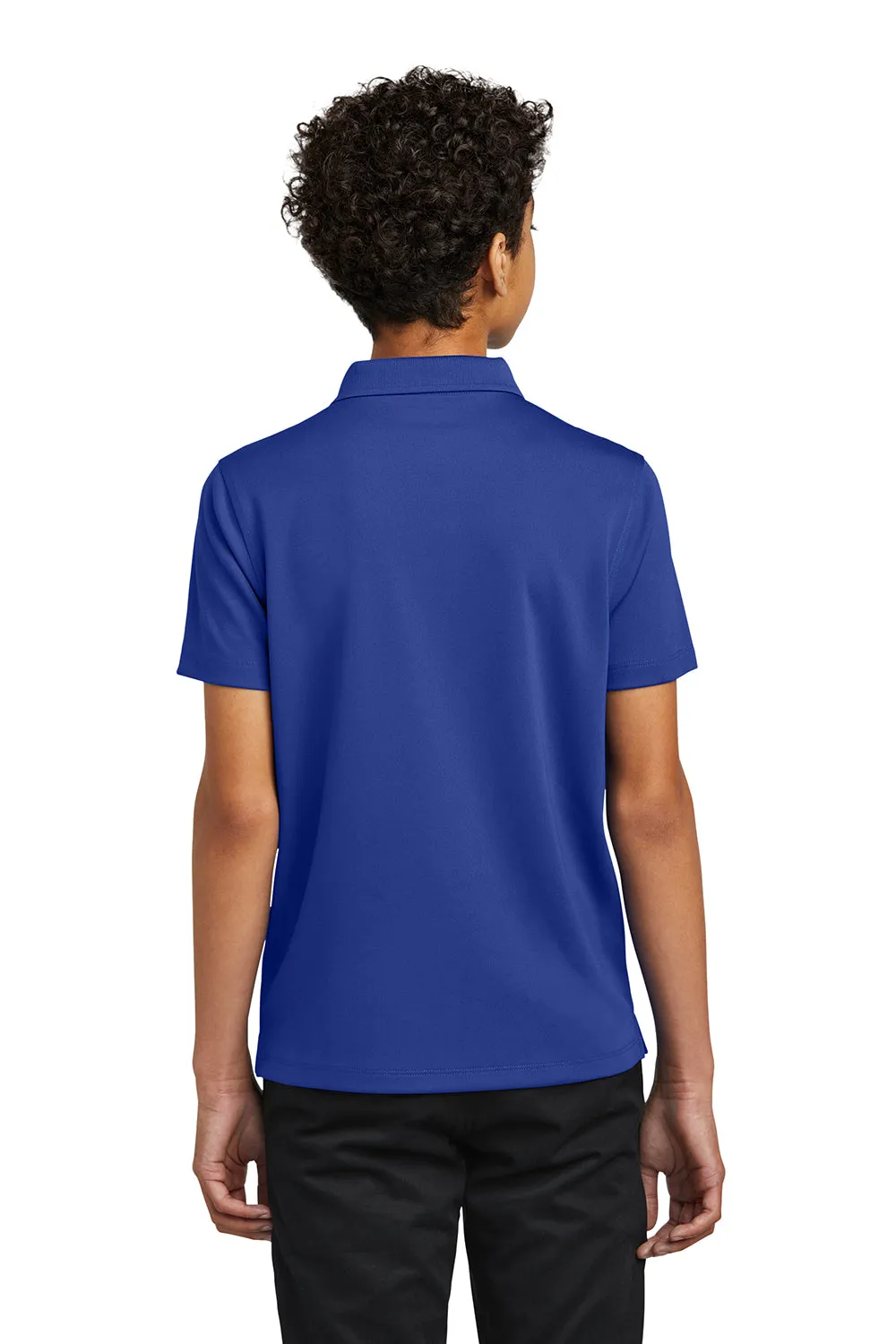 Port Authority Youth Dry Zone Moisture Wicking Short Sleeve Polo Shirt - True Royal Blue