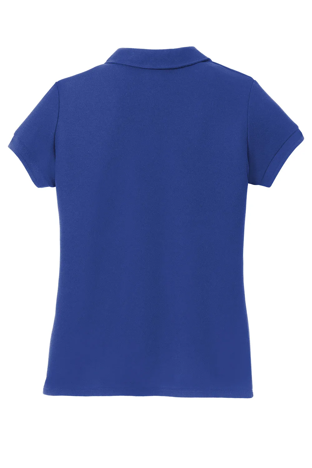 Port Authority Youth Silk Touch Wrinkle Resistant Short Sleeve Polo Shirt - Royal Blue - Closeout