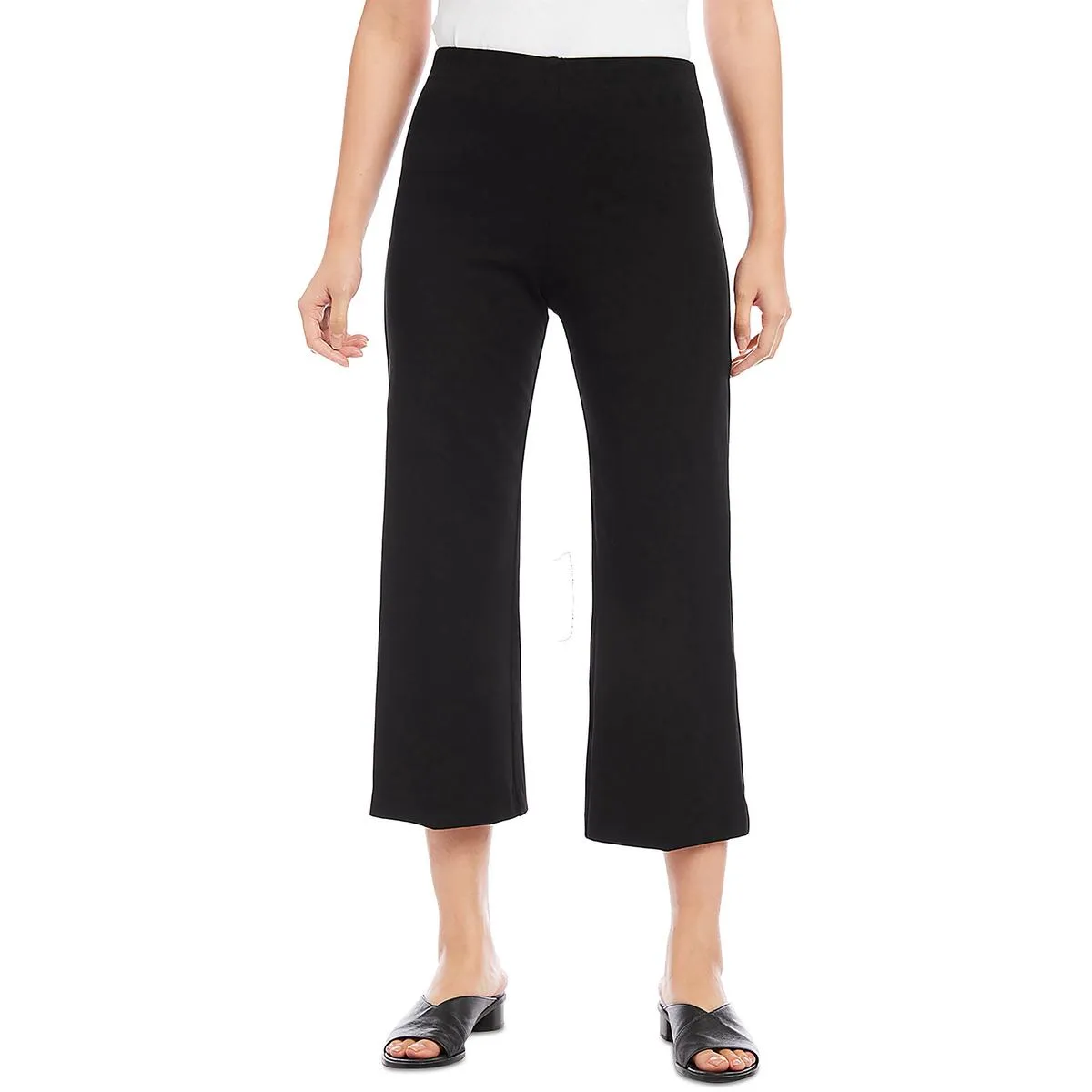 Presley Womens High Rise Work Wear Cropped Pants
