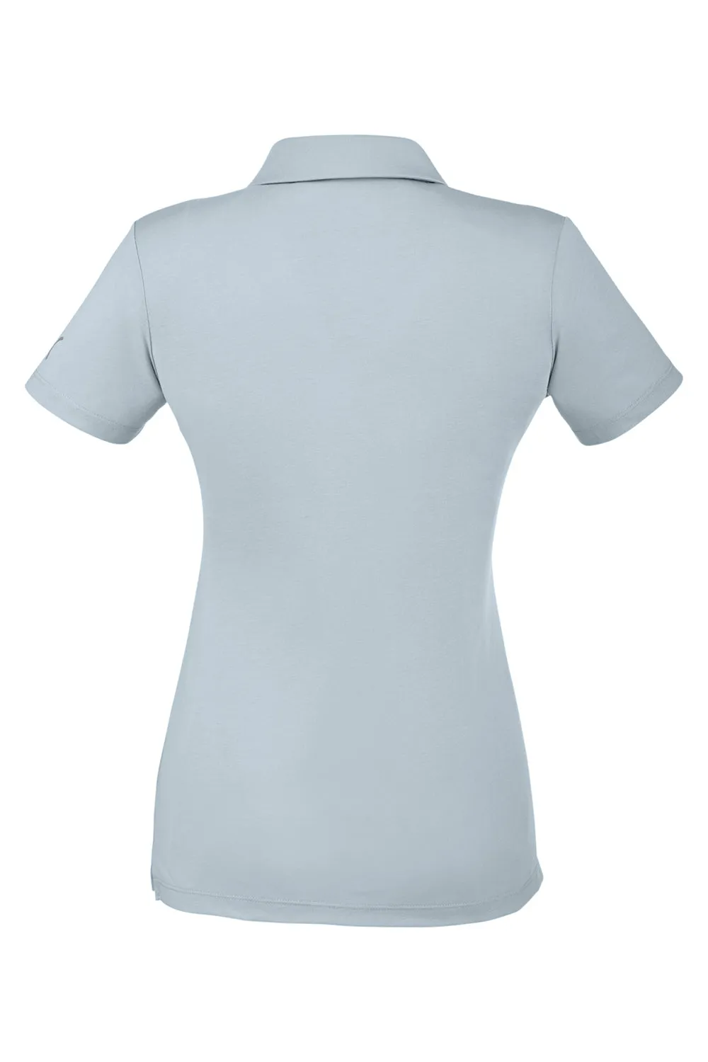 Puma Womens Fusion Performance Moisture Wicking Short Sleeve Polo Shirt - Quarry Grey