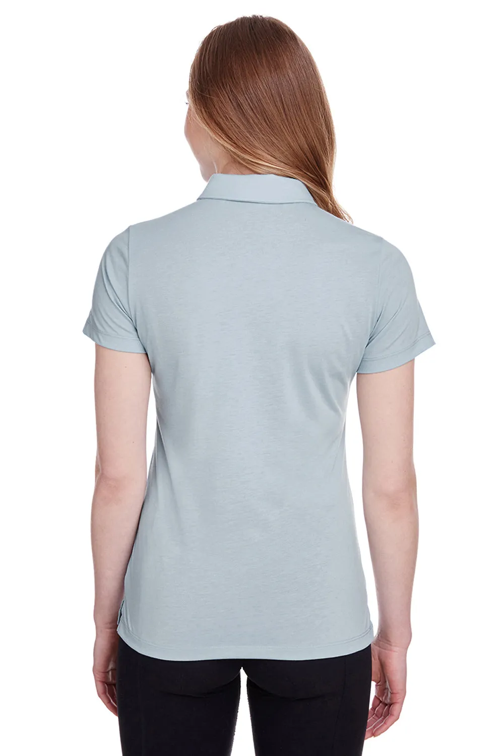 Puma Womens Fusion Performance Moisture Wicking Short Sleeve Polo Shirt - Quarry Grey