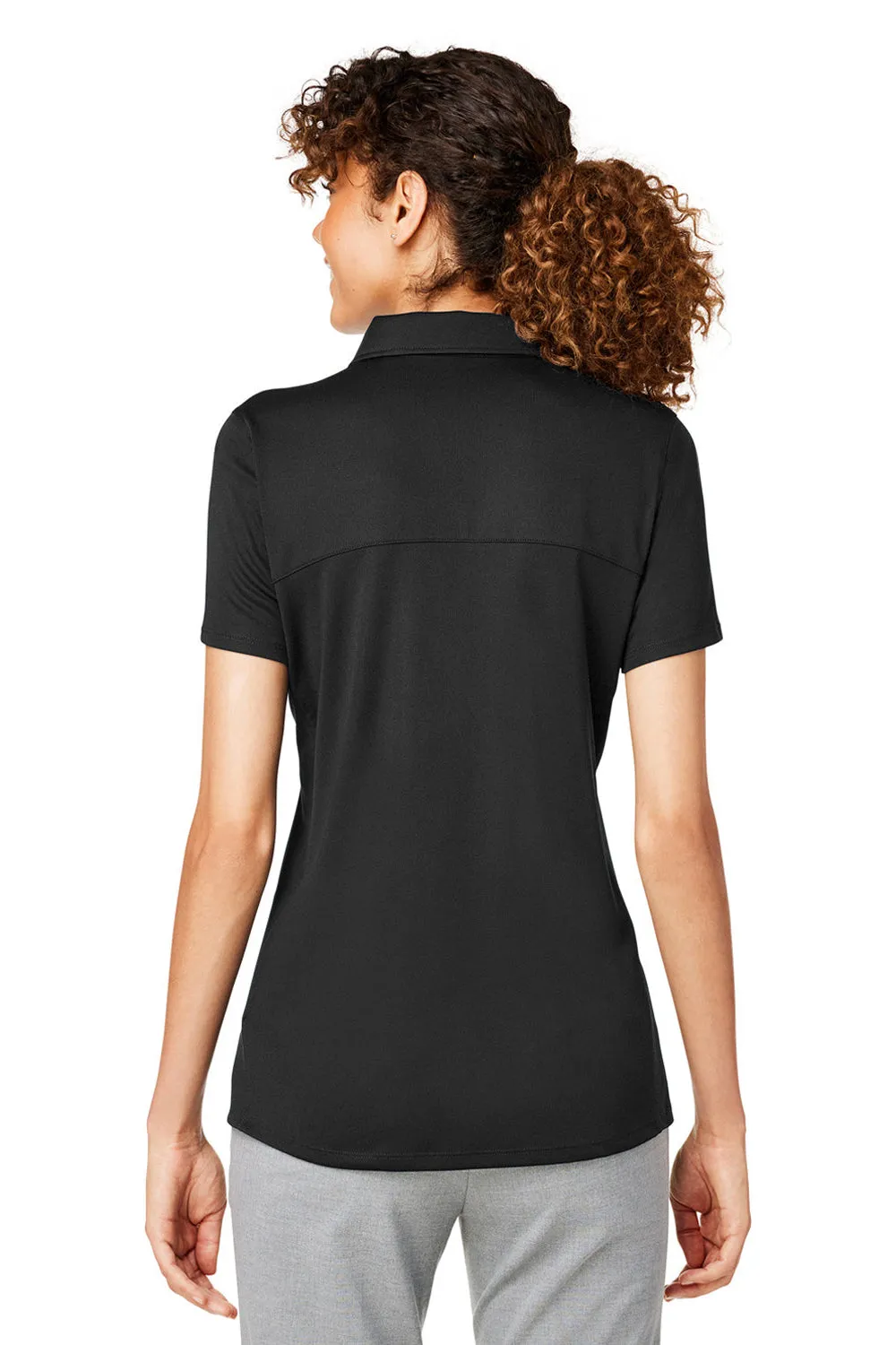 Puma Womens Gamer Moisture Wicking Short Sleeve Polo Shirt - Black - Closeout