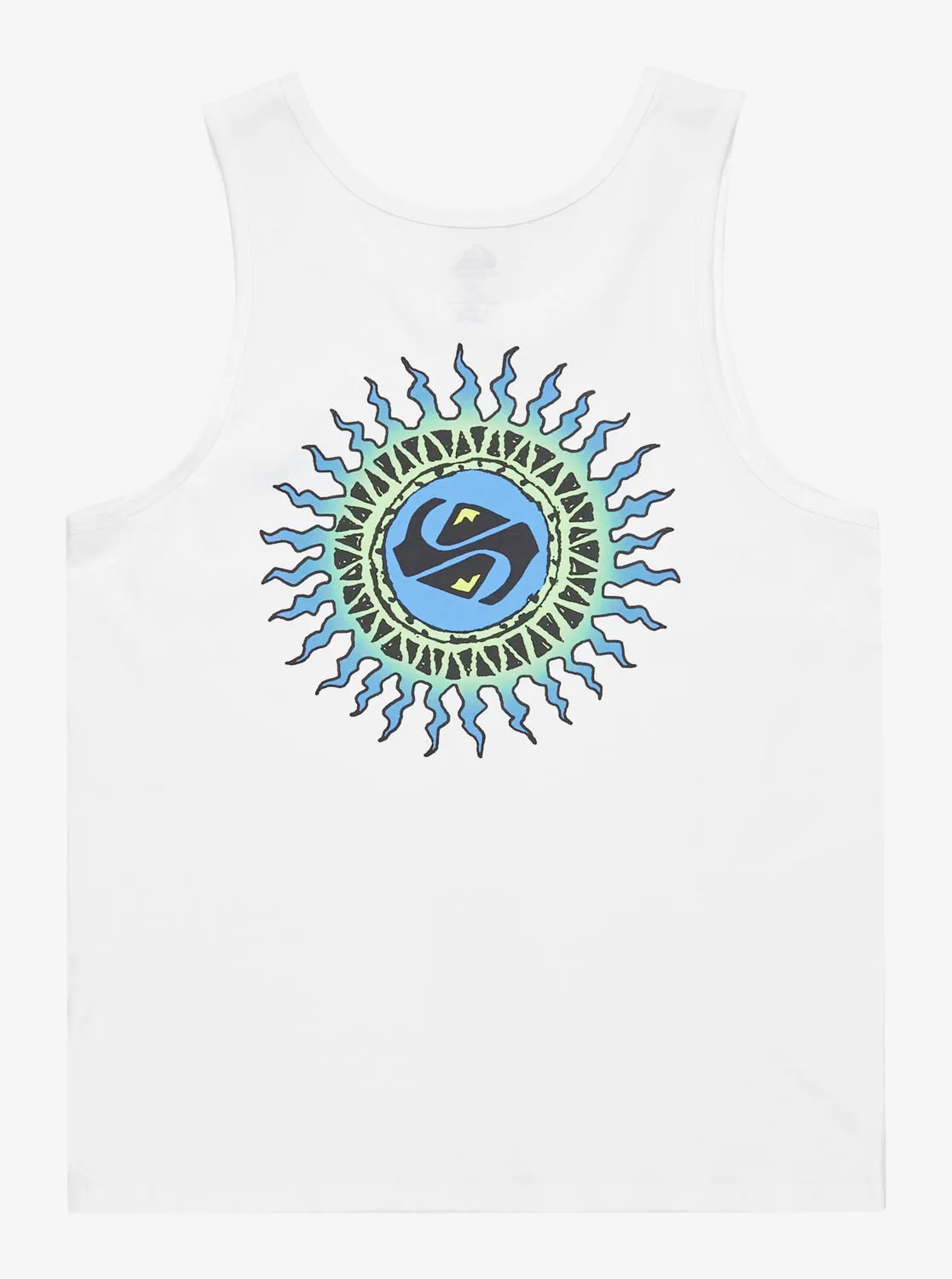 Quiksilver Mens EV Beach Blast Muscle Tank Top - White