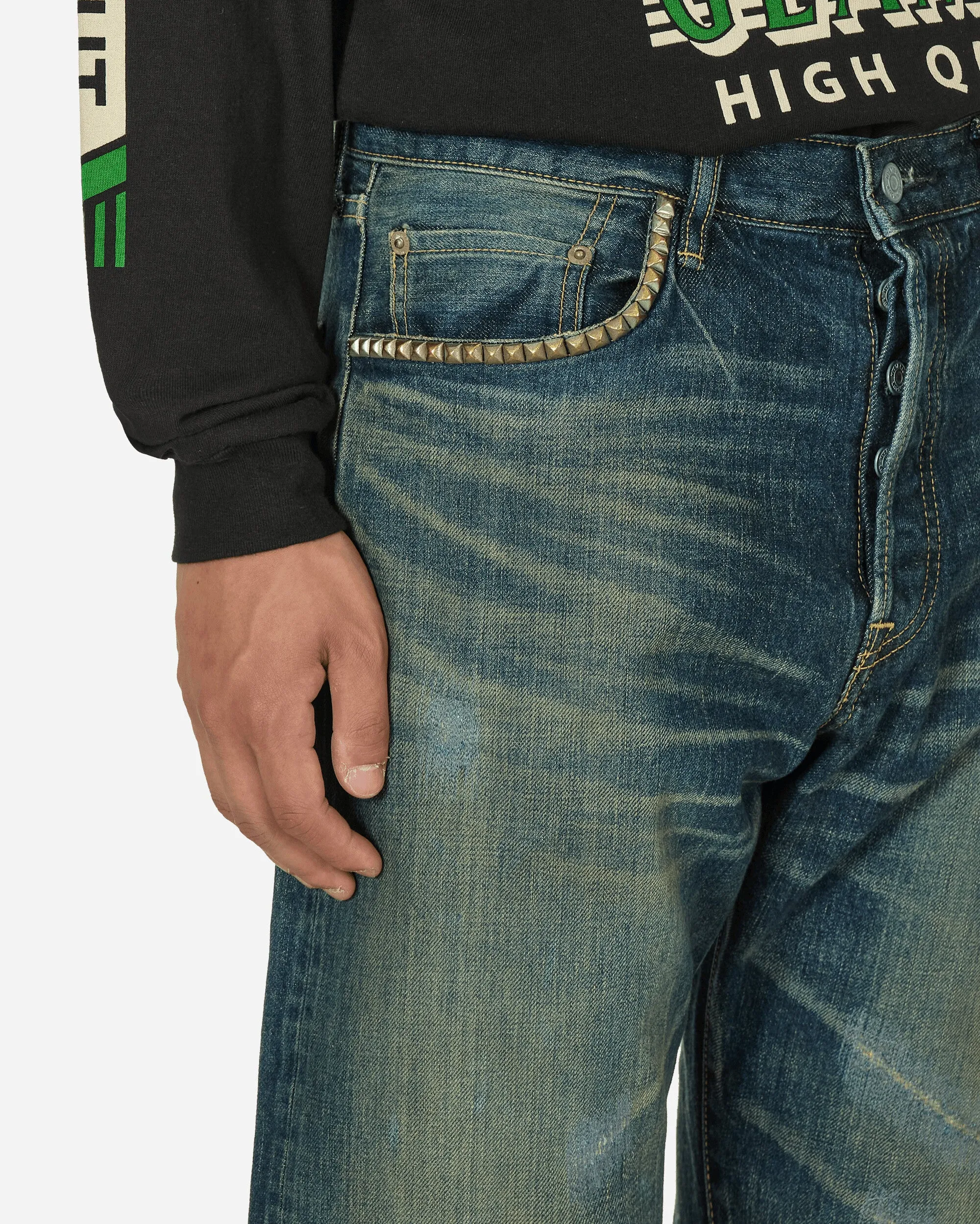 RCR Processed 50's XX Straight Denim Pants Indigo
