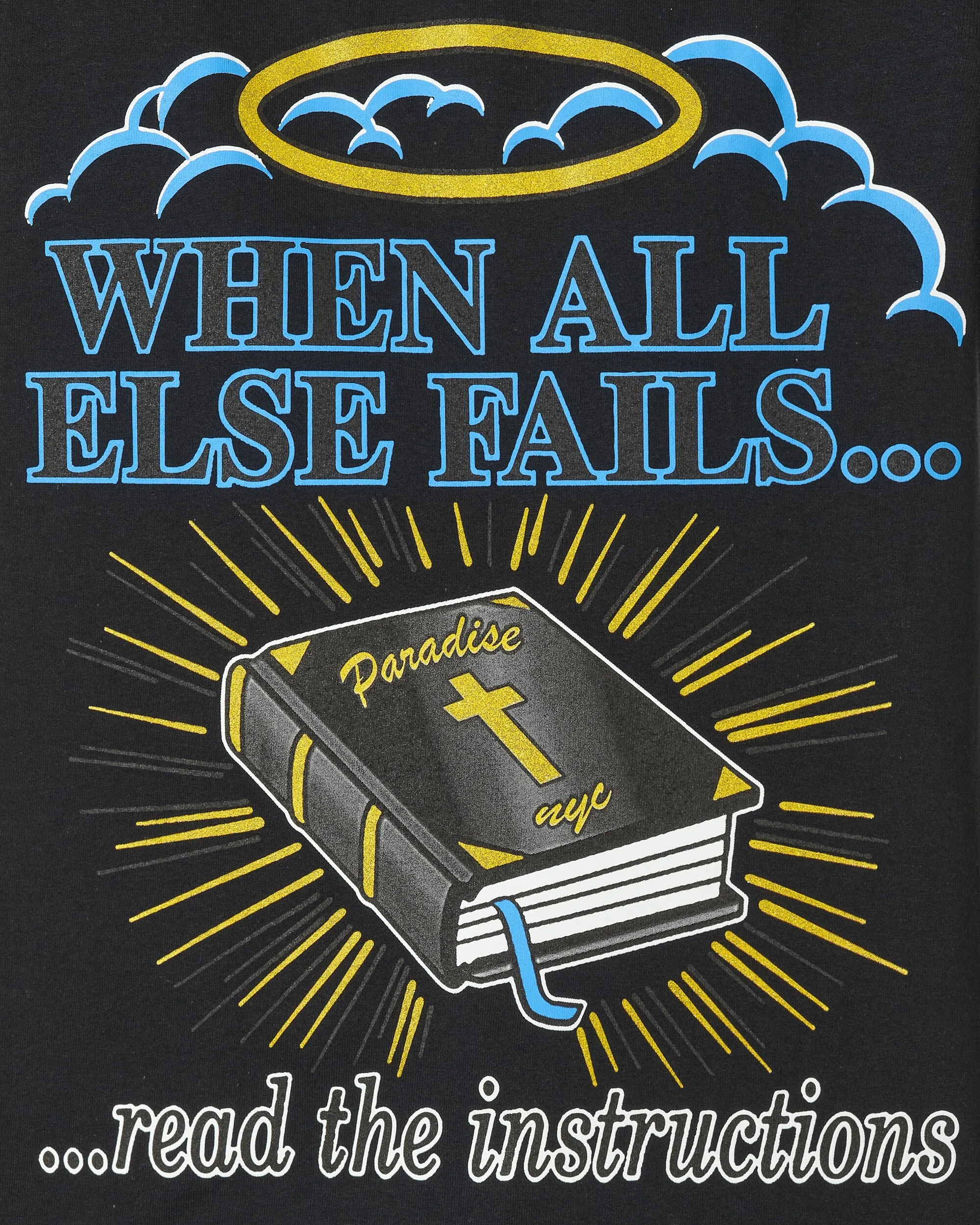 Read The Instructions T-Shirt Black