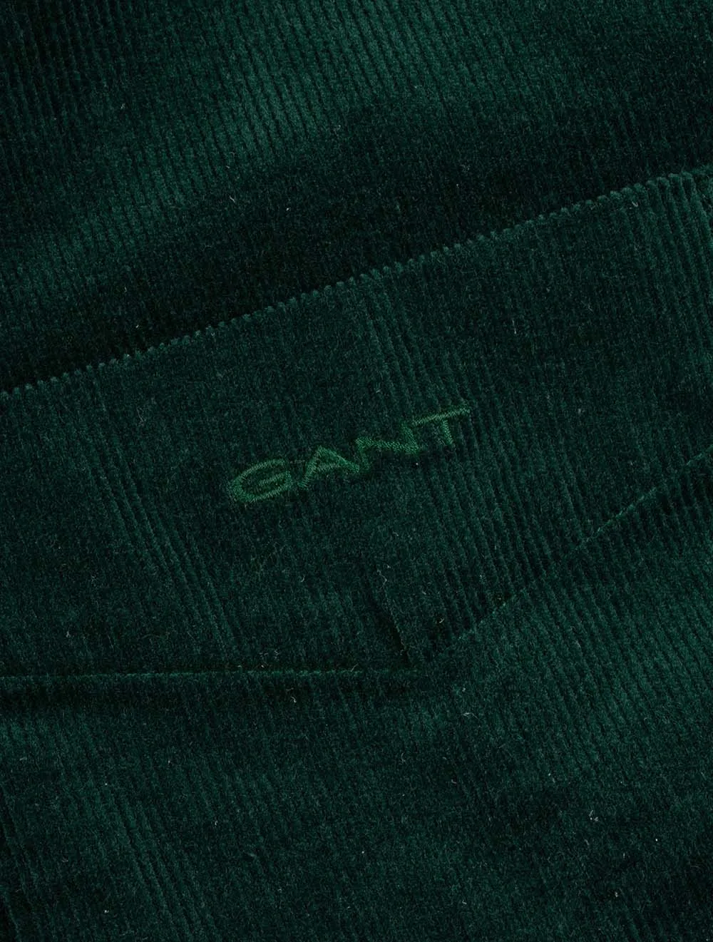 Regular Corduroy Shirt Tartan Green