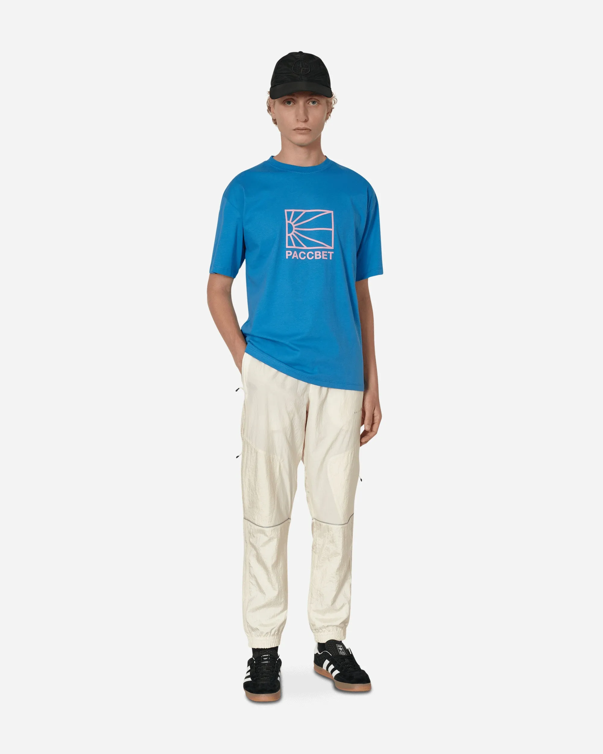 Reveal Material Mix Track Pants White