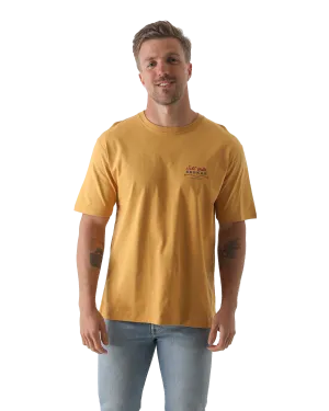 Rodeo Diner T-Shirt in Faded Mustard