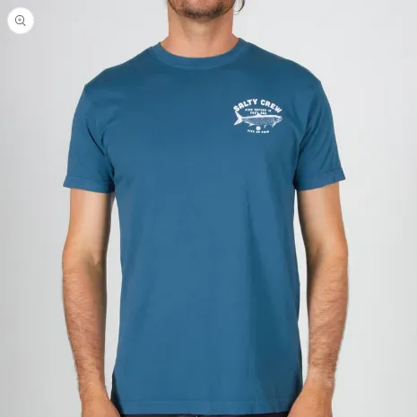 Salty Crew Tarpon Premium SS Tee - Deep Sea Blue
