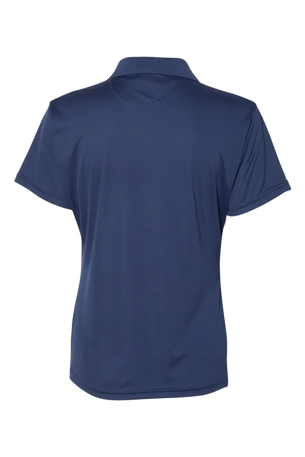 Sierra Pacific Womens Moisture Wicking Short Sleeve Polo Shirt - Navy Blue