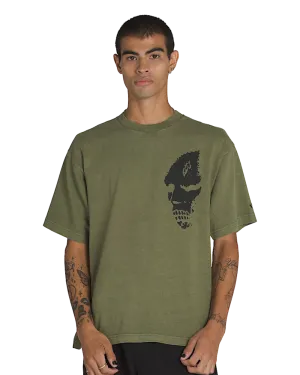 Skate Mike G Skull T-Shirt in Grape Leaf