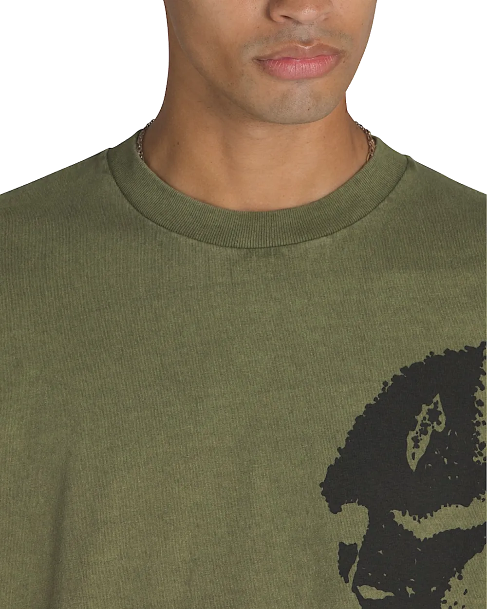 Skate Mike G Skull T-Shirt in Grape Leaf