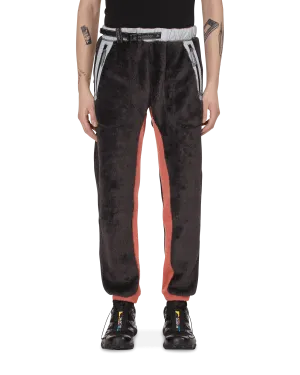 Slam Jam High Loft Polartec Fleece Pants Black