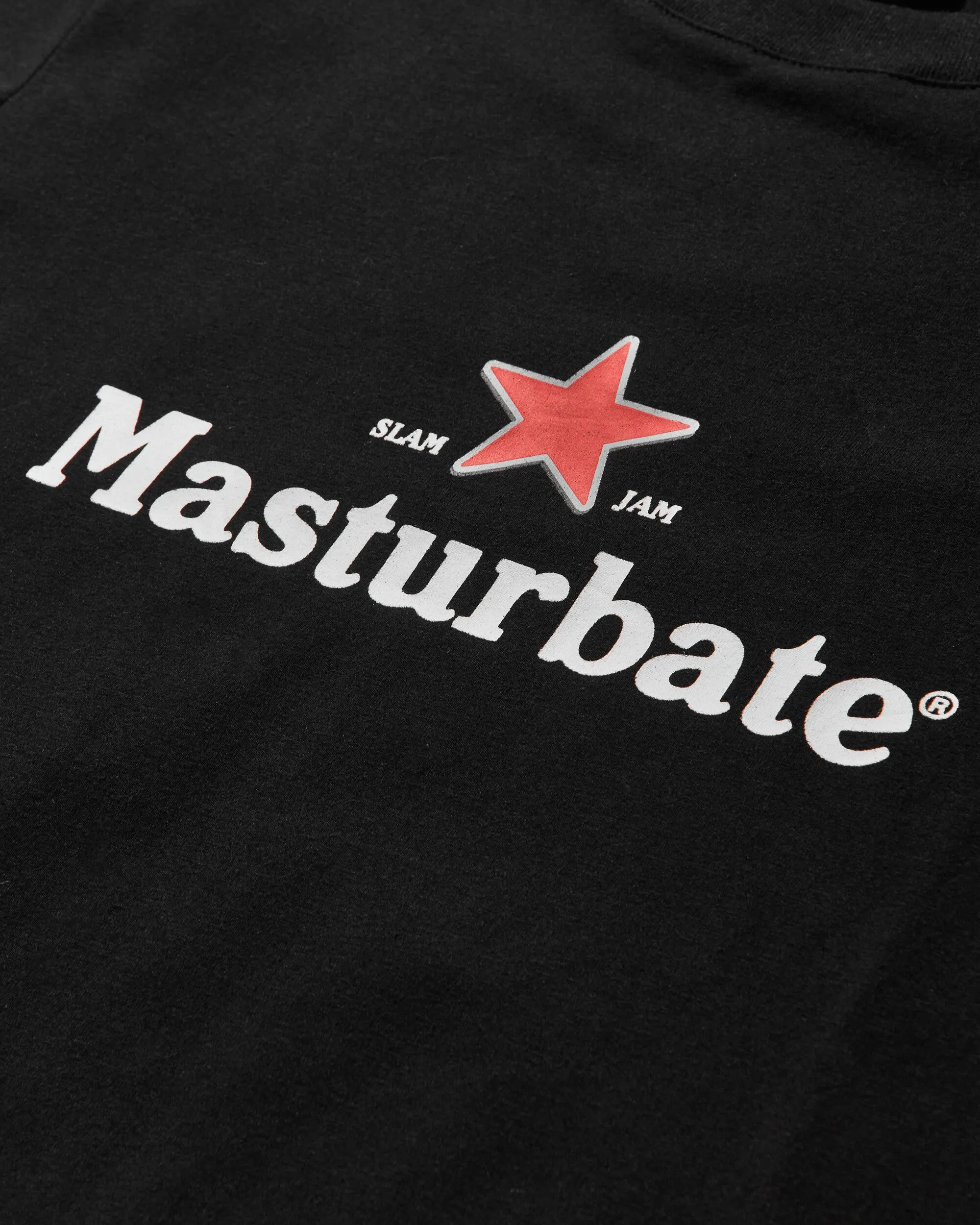 Slam Jam Masturbate T-Shirt Black