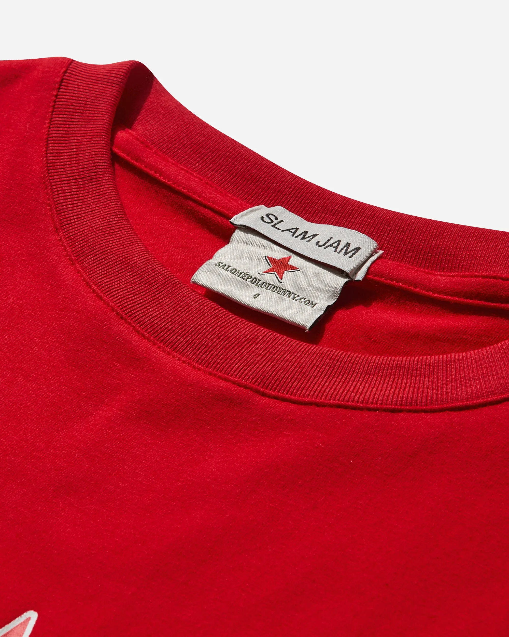 Slam Jam Masturbate T-Shirt Red